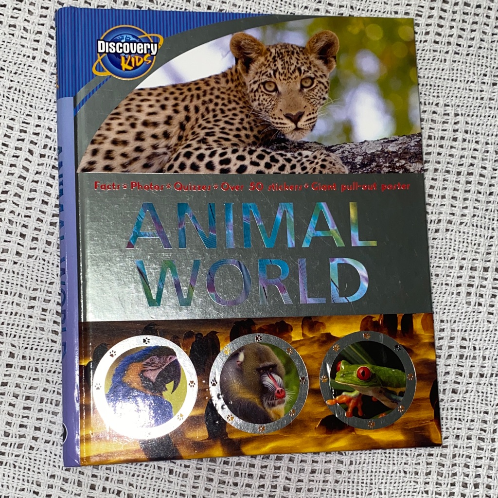 Discovery Kids Animal World Book - Hard Cover